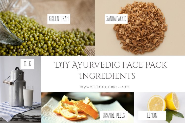 DIY Ayurvedic Face Pack Ingredients